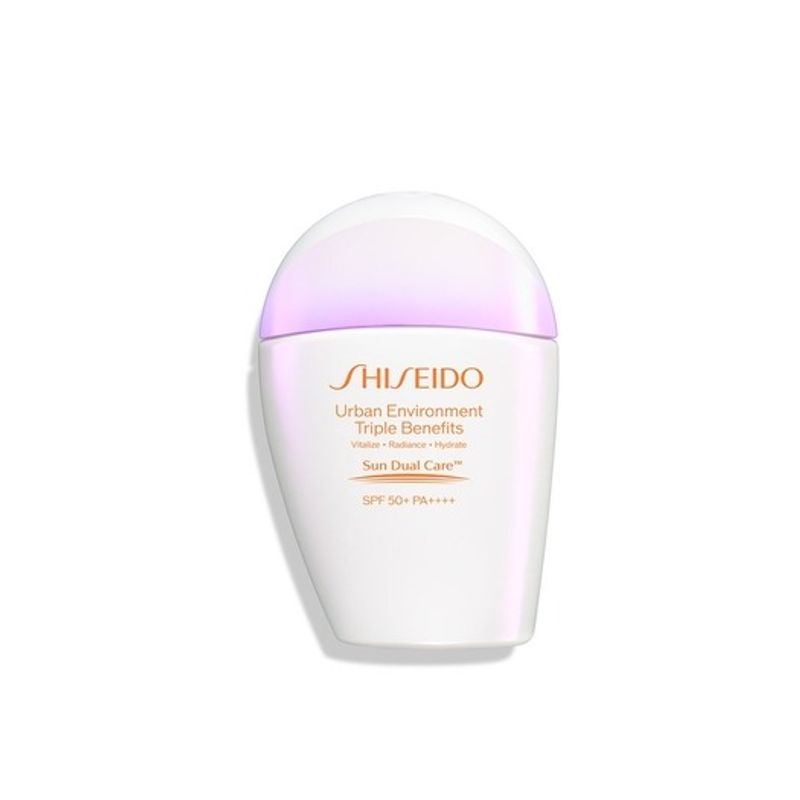 Shiseido Городская среда Тройная красота Солнцезащитная эмульсия Солнцезащитное средство