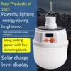 1 шт. Светодиодная лампа на солнечной батарее для дома, Электрический дисплей, Перезаряжаемый фонарь для прилавка, Уличный аварийный свет, Свет для кемпинга, Свет для палатки