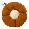 Ergonomic Chair Pad Corduroy Flower Cushion, Cute Shape Floor Decorative Living Room Sofa Accent Throw Pillow for Bed Couch Decor