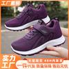 Shoes Women's Walking Shoes Middle-aged and Elderly Mother Shoes Velcro Casual Shoes Breathable and Non-smelly Feet Mesh Shoes Versatile Single Shoes