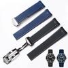 Для TAG Heuer силиконовый ремешок WAY201 Jingqian 300/500 Carlisla серия TAG мужские часы резиновый ремешок Складная застежка ремешки для часов