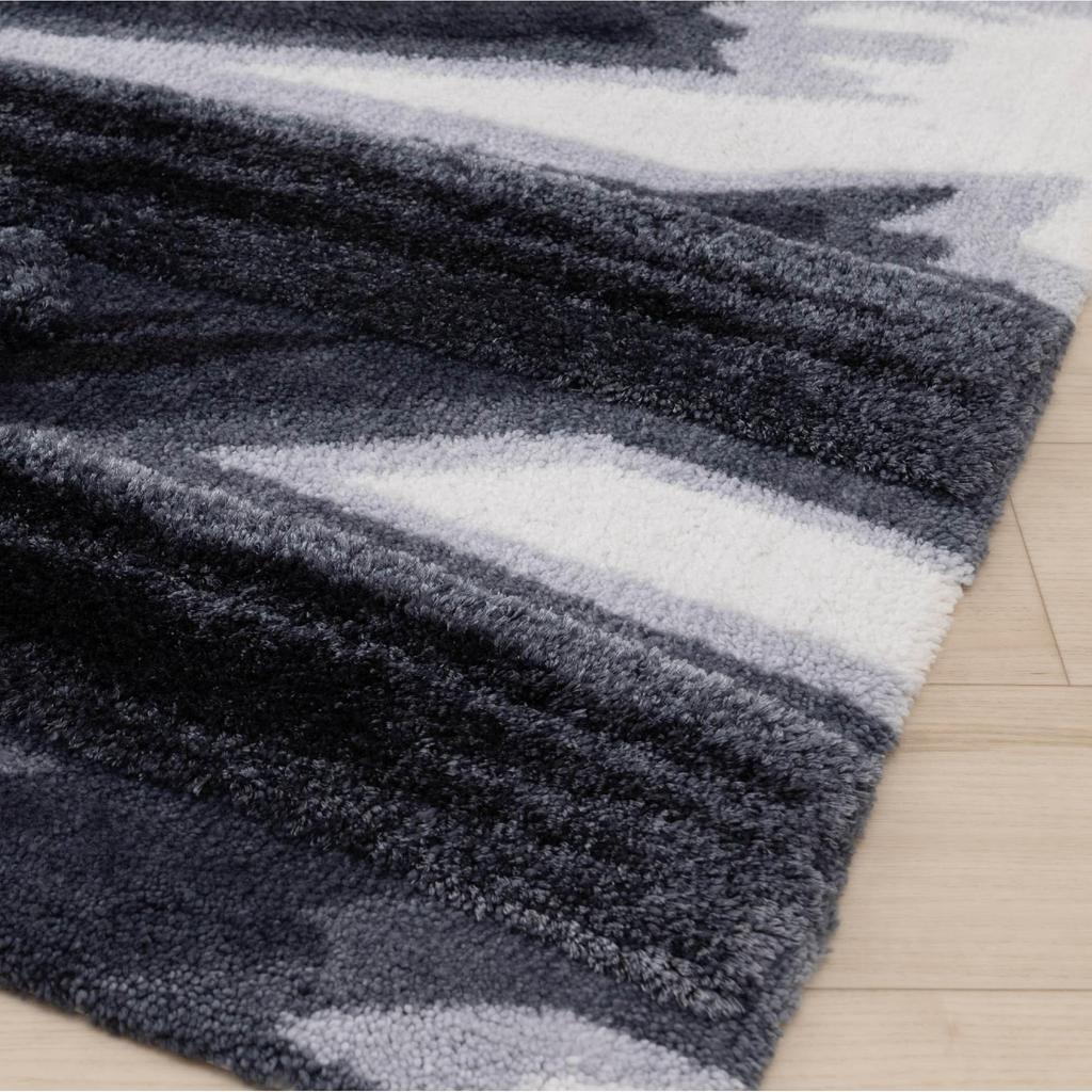 Senko Haruyata Interior 60 x 120 Navy Made in Product Number 31503 M+home Rug, Mat, Approx. cm, Blue, Japan,