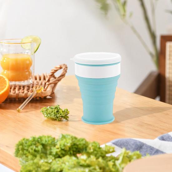 Silicone Collapsible Travel Cup Set 550/350/200/100/950ML Folding Camping Cup Bowl Expandable Drinking Cup