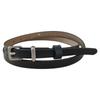 Genuine Leather Slim Belt Women With Alloy Pin Closure For Fashionable Use Daily
