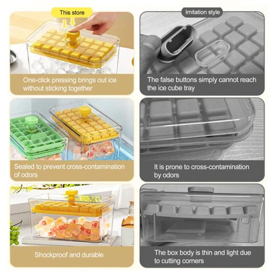 Силиконовый лоток для льда с лопаткой. Форма для льда с одним щелчком. Семейные посиделки. Самодельный льдогенератор для коктейлей из виски.