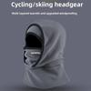 Neck Protection Balaclava Cycling Cap Double Layer Ski Windproof Cap Warm Hat Mask  Women Men