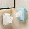 Punch-Free Suction Cup Tissue Box Transparent Face Towel Dispenser Wet Wipes Storage Box  Kitchen