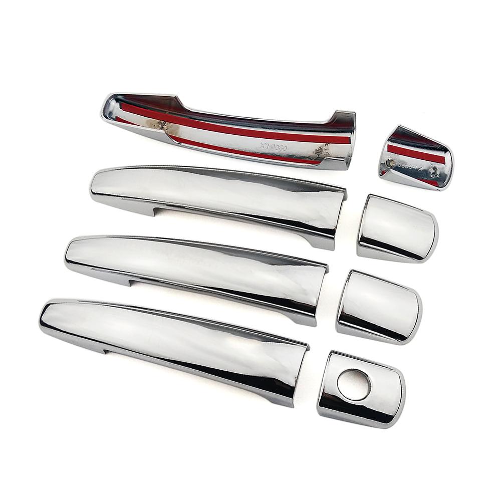 Для Peugeot Partner 2008-2017 Expert Tepee цвет из углеродного волокна, модификация, ремонт, хромированная крышка дверной ручки, защитная накладка