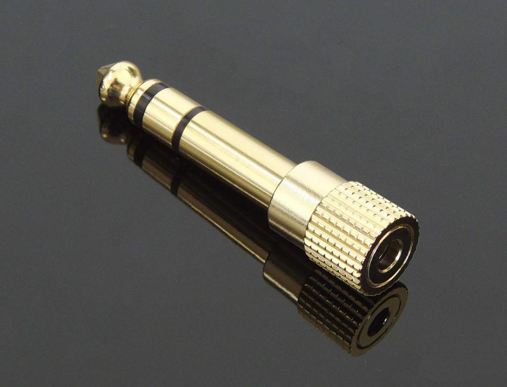 Fuji Parts Преобразователь Stereo Mini Jack на Stereo Standard Plug 3,5 мм (женский) - 6.3mm (мужчина) AC-666