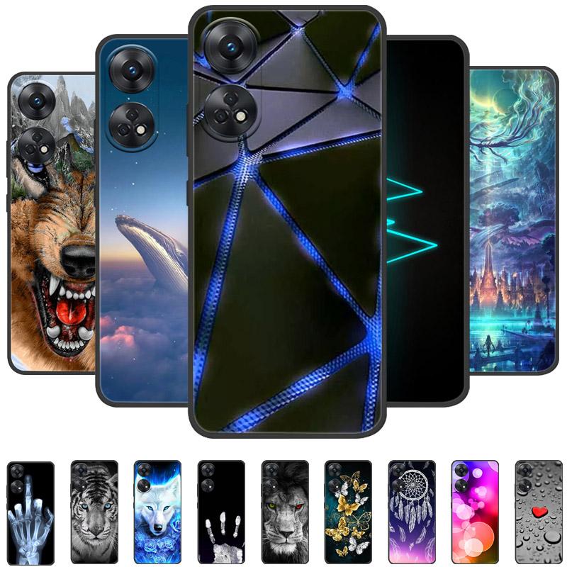Чехол для OPPO Reno 8T CPH2481 с рисунком «Волк и Мрамор» Мягкий силикон Прозрачная крышка Funda для телефона OPPO Reno8 T Чехол для Reno 8T 4G Coque