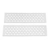 2pcsCelsiusset Aluminium Sand Ladders Recovery Board Ramp Tool for 1Celsius10 RC Crawler(Black)