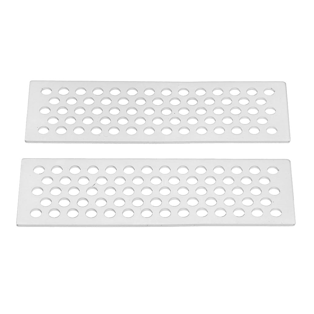 2pcsCelsiusset Aluminium Sand Ladders Recovery Board Ramp Tool for 1Celsius10 RC Crawler(Black)