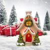 Christmas Outdoor Decorations Resin Micro Landscape Craft New Snow House Ornaments