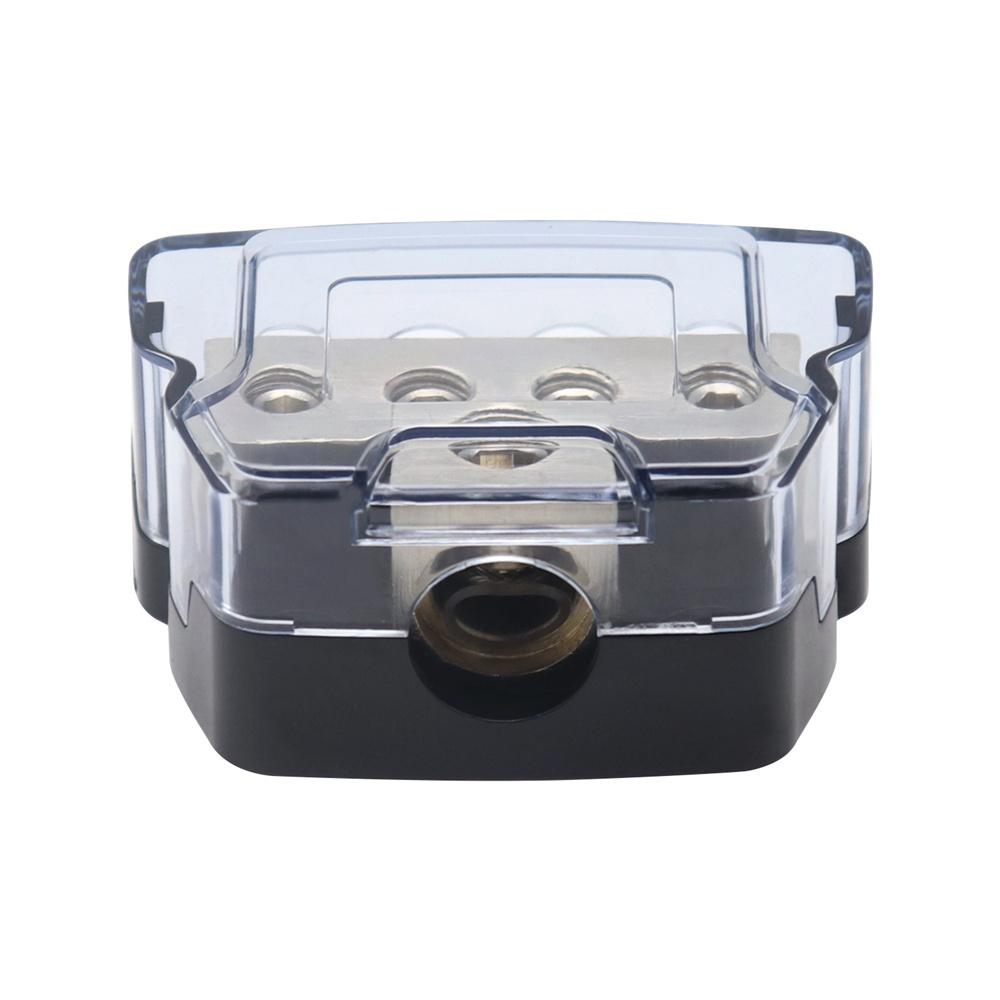 Car Power Ground Amp Distribution Block One 0 Gauge Input Four 4 Gauge Outputs