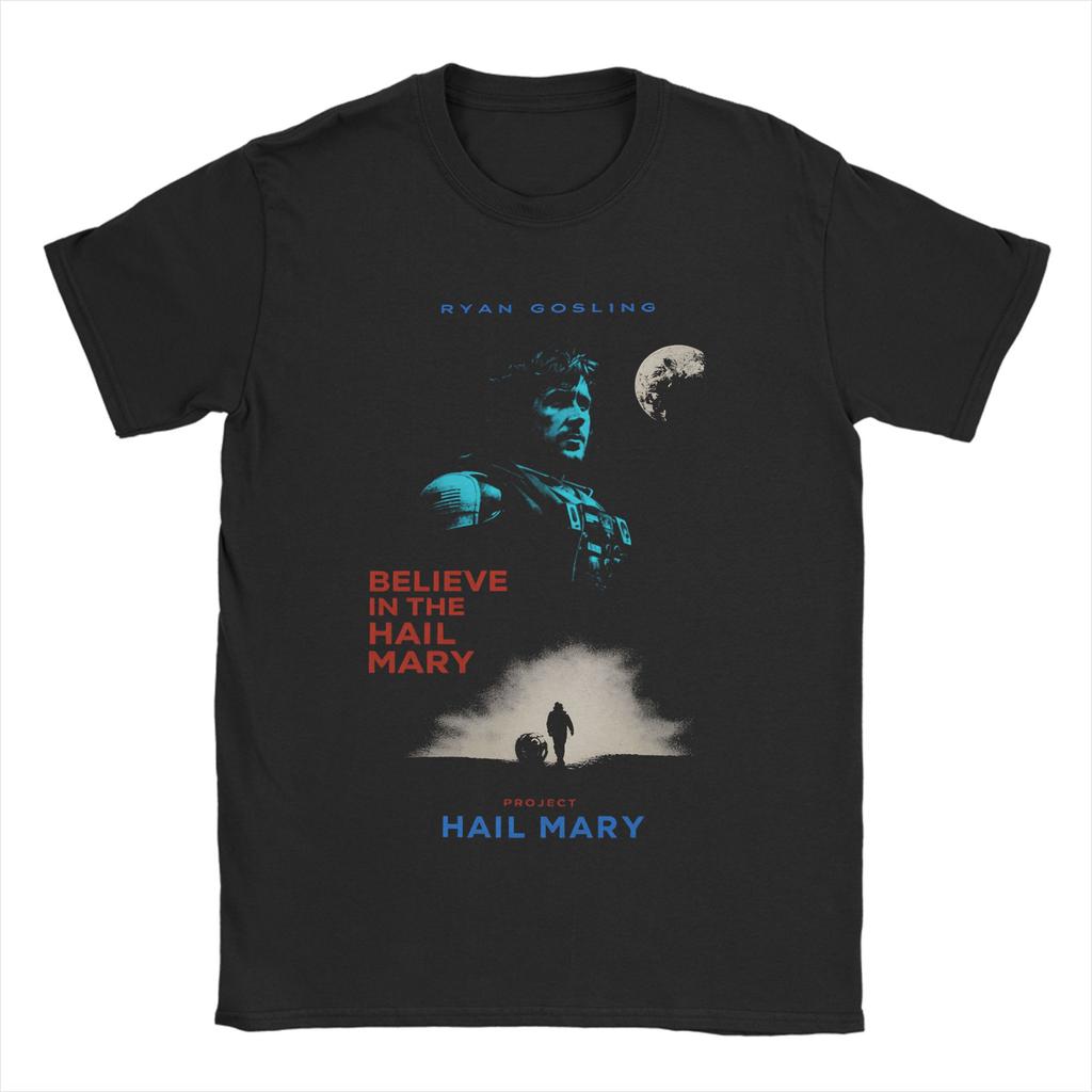 Project Hail Mary T Shirt Beach  Vintage TShirts Pure Cotton Trending Tshirt For Unisex ShortSleeved Casual Tops