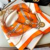 70cm Silk Square Scarf Women Satin Bandana Print Scarves Head Band Fashion Lady Hair Shawl Wrap Female Neckerchief Hijab