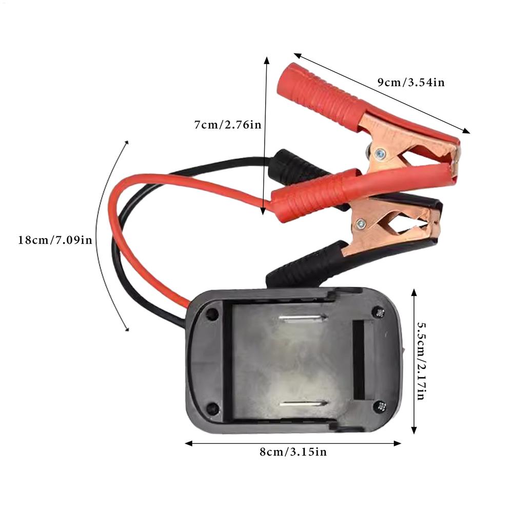 Портативный пуско-зарядное устройство для автомобильного аккумулятора Jump Starter Jump Box Литиевый аккумуляторный преобразователь - Компактный источник питания для экстренного запуска автомобиля