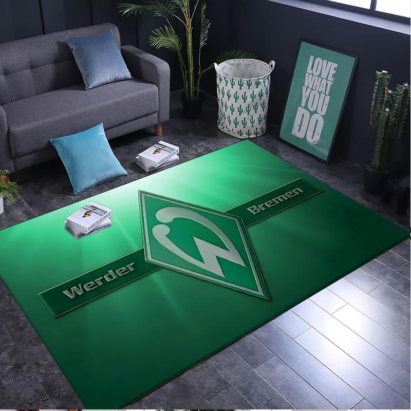 1PC rug Green And White Werder Carpet, Chair Rug,Area Rug for Office Bedroom living rooms bedroom, Doormat decor Christmas fan gifts