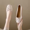 Модные женские балетки Slip On Fashion Shallow Butterfly-knot Ladies Comfort Soft Sole Dress Ballerina Shoes