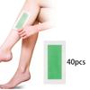 40x восковые полоски для удаления волос, двухсторонняя восковая бумага, полоски для удаления домашнего воска, набор для тела, губ, бровей, подмышек, лица, бикини