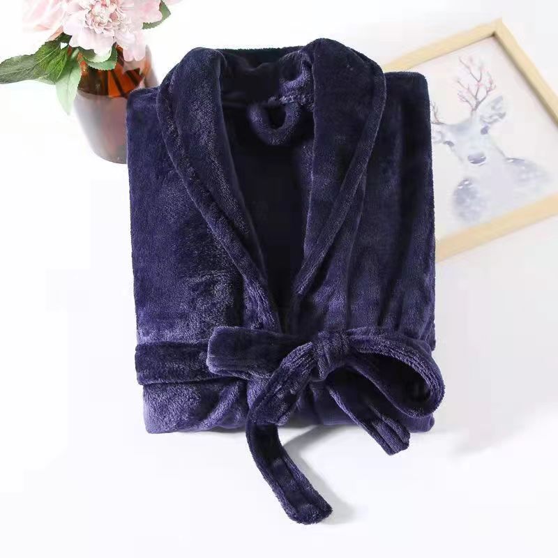 Women Pajamas Home Clothes Pajamas Bathrobes Couple Bathrobes Unisex Extended Bathrobes Modern Home Pajamas