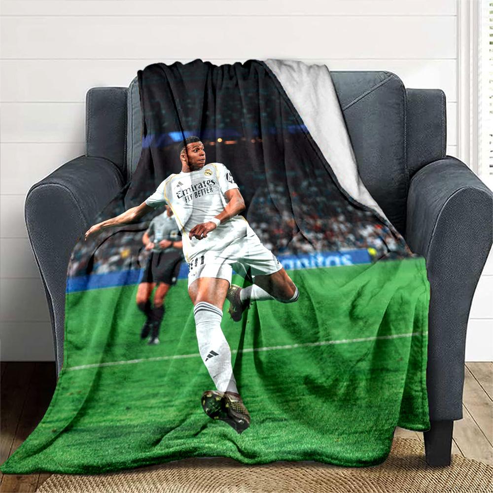 Star Player Kylian Mbappé Blanket Ultra-Soft Suitable for Office Chair Office Couch for All Occasions Warmthful Decor