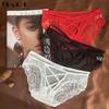 Panties Sexy Low-Rise Briefs Lace Women Underwear Transparent Underpants