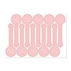 100PCS Thank You Seal Stickers Handmade Multicolor Long Strip Label DIY Accessories Self-adhesive Wrapping Decorative Sticker