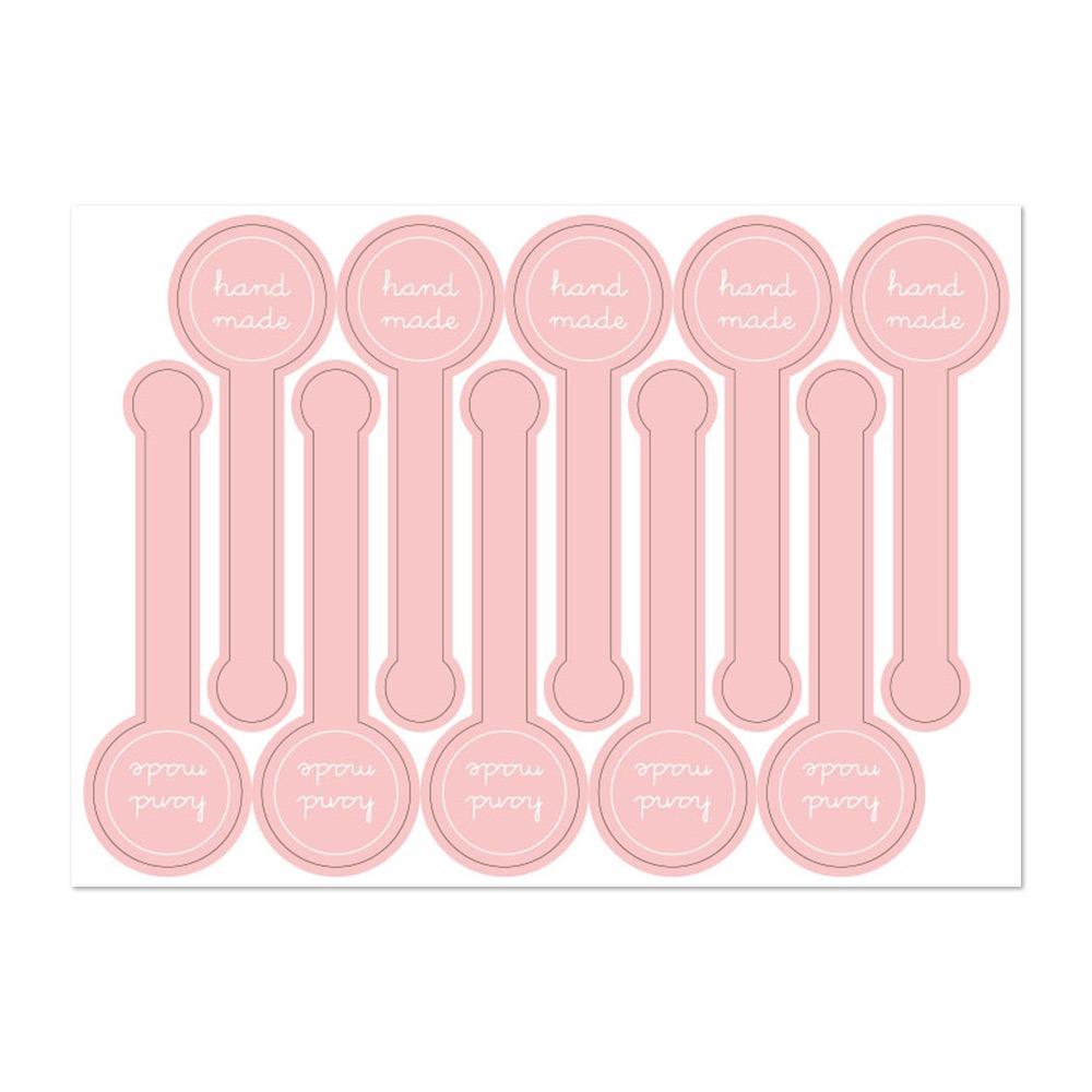 100PCS Thank You Seal Stickers Handmade Multicolor Long Strip Label DIY Accessories Self-adhesive Wrapping Decorative Sticker