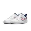 Nike Court Borough Low 2 SE Кожа Повседневные Удобные Нескользящие Легкие Амортизирующие Низкие Детские Кеды для Скейтбординга Детские кроссовки DB3090-100