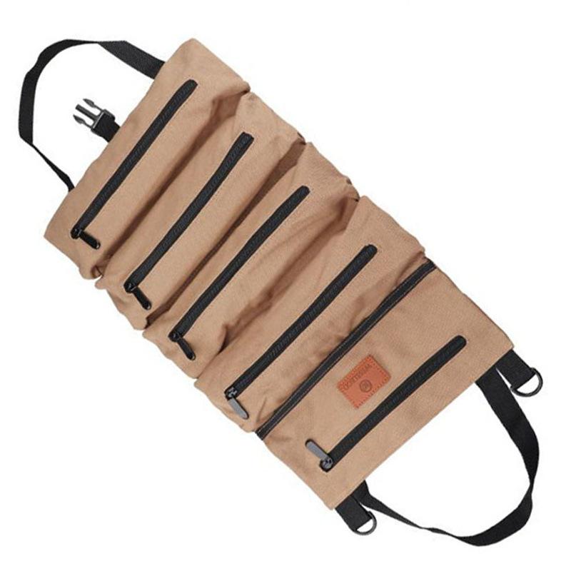 Car Tool Kit Electrician Bag Wear-resistant Tool Roll Multi-function Repair Tool Kit Car Tool Kit Auto Repair Kit