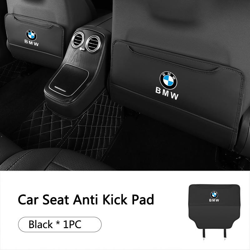 SQLI6 Car Seat Back Anti Kick Pad Leather Protective For BMW i7 X7 G07 LCI iX I20 X1 U11 3 5 7 Series G70 G09 XM Interior Accessories