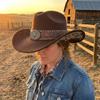 Turquoise Decor Western Cowboy Hat Dress Up Western Cowgirl Hat Casual Top Hat  Halloween