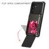 For Samsung Galaxy S25 FE Case PC+TPU Dual Layer Back Phone Cover with Card Holder