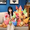 Креативная Симуляция Веселый Рожок Мороженого Подушка Плюшевая Игрушка Кукла Кукла Мороженое Успокаивающая Кукла для Детей