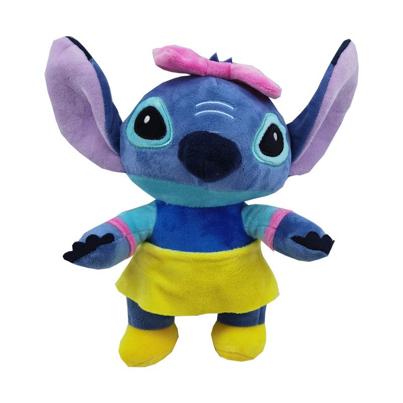 25cm Disney Plush Toy Stitch Original Anime Figures Disney Lilo & Stitch Cute Stuffed Toys Movie Peripherals Soft Ornaments Gift