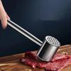 304 Stainless Steel Meat Hammer Grinder Loose Meat Tenderizer Household Meat Steak Pork Chicken Breast Masher Loose Meat Tool