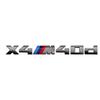 Серый значок для BMW X3M X4M X5M X6M X7 M Power Значки Шильдик Логотип 40i 40d 50i 50d 60d 60i ABS Задний логотип Автоаксессуары