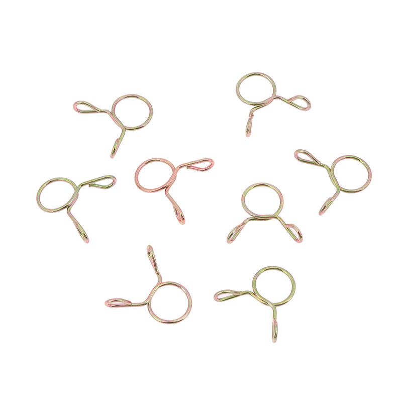 1М 5Мм*9Мм Топливный Шланг Линия Бензопровод + 4 Хомута для Бензопровода для Мотоцикла Кроссового Мотоцикла Квадроцикла Газомасляный Шланг Аксессуар для Велосипеда