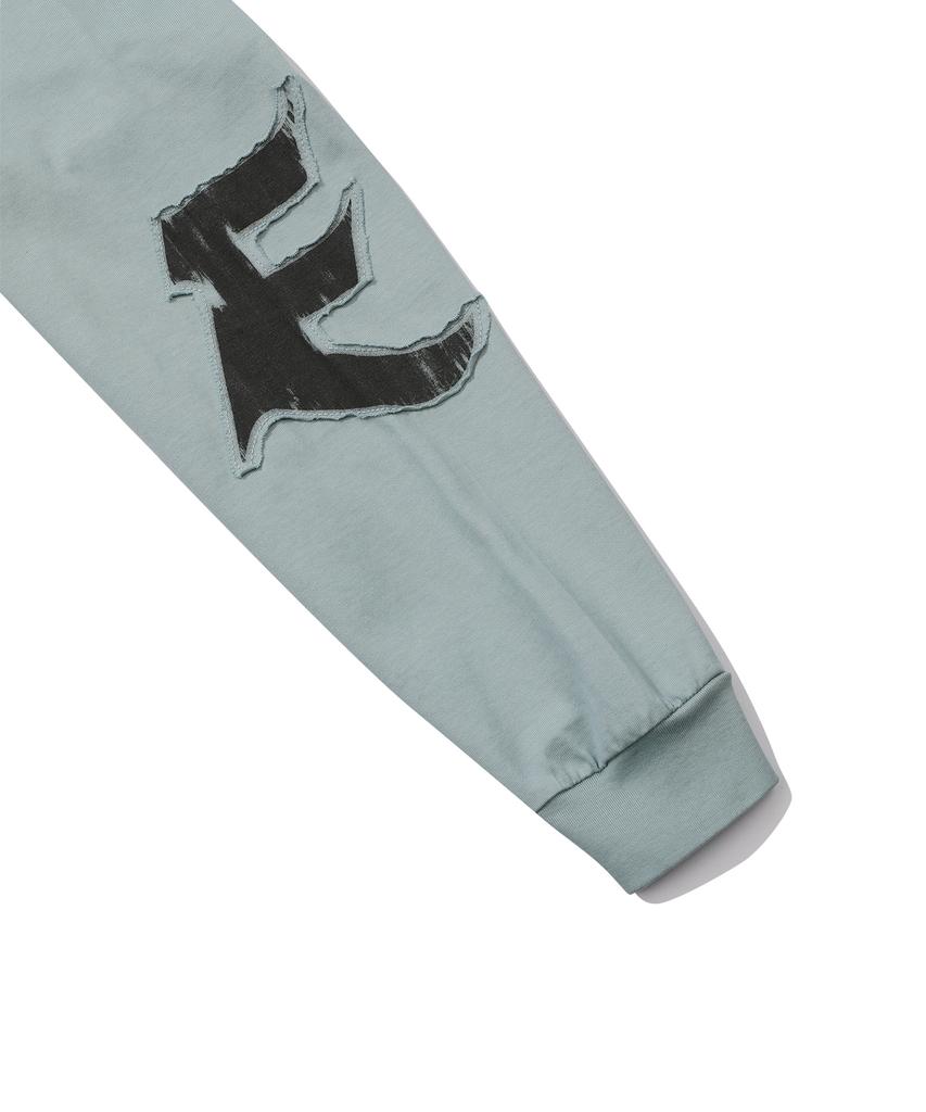EPISODE UNTITLED Cutting Printing Patch Long Sleeves_Blue