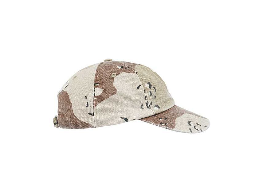 Supreme Пигментный S-Логотип 6-панельная кепка Камуфляж «Шоколадная крошка»