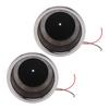 2PCS Luminous Cup Holder Insert 8 LEDs 304 Stainless Steel with Draining Hole for Marine Boat CarRed LED