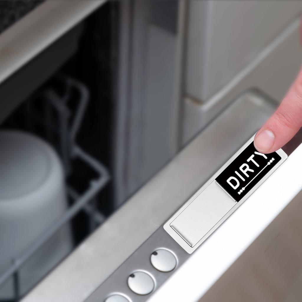 Dishwasher Magnet Clean Dirty Sign - Kitchen Organization And Storage, Dishwasher Clean Sign