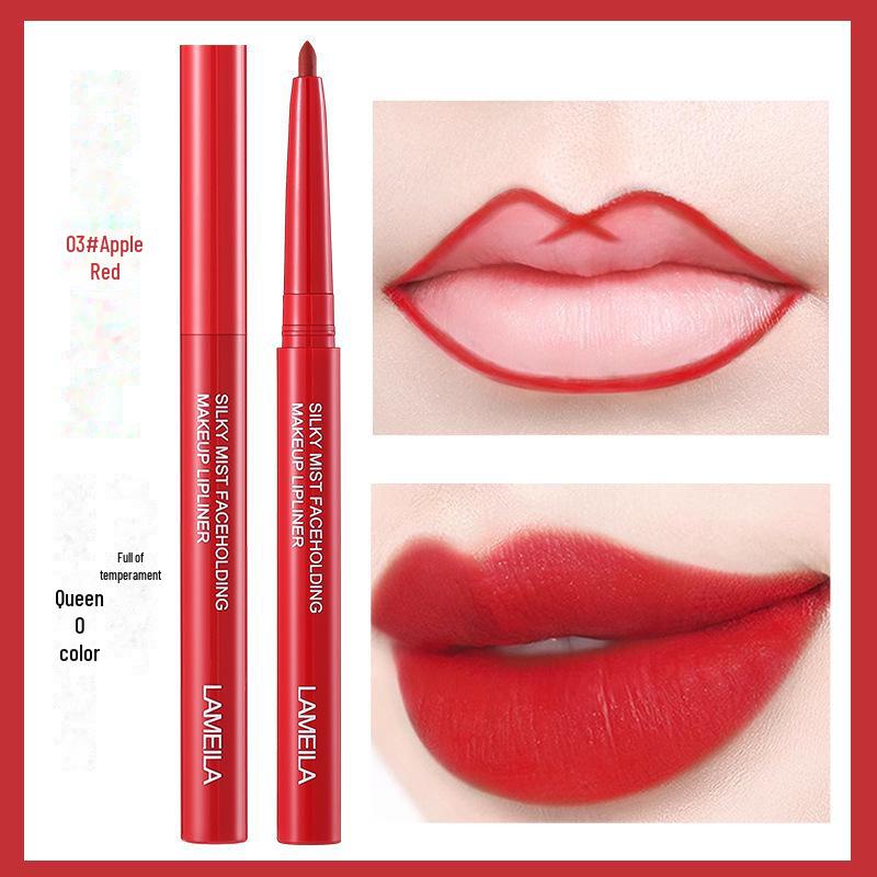 Lamei La Soft Mist Matte Lip Liner 927: Silky, Three-Dimensional, Long-Lasting, Fade-Resistant for Beginners.
