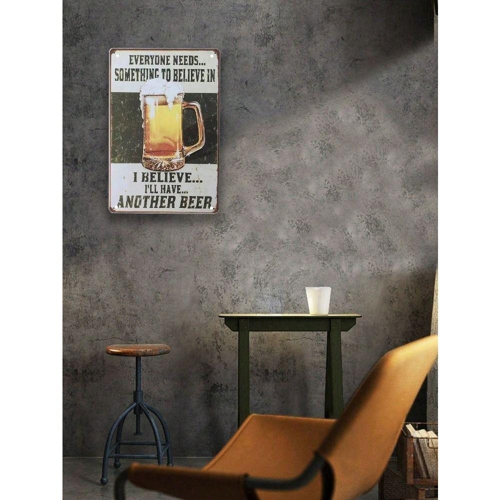 Металлическая табличка 'Cheers' Винтажный жестяной плакат для бара, паба, гаража Настенный декор 8x12 дюймов