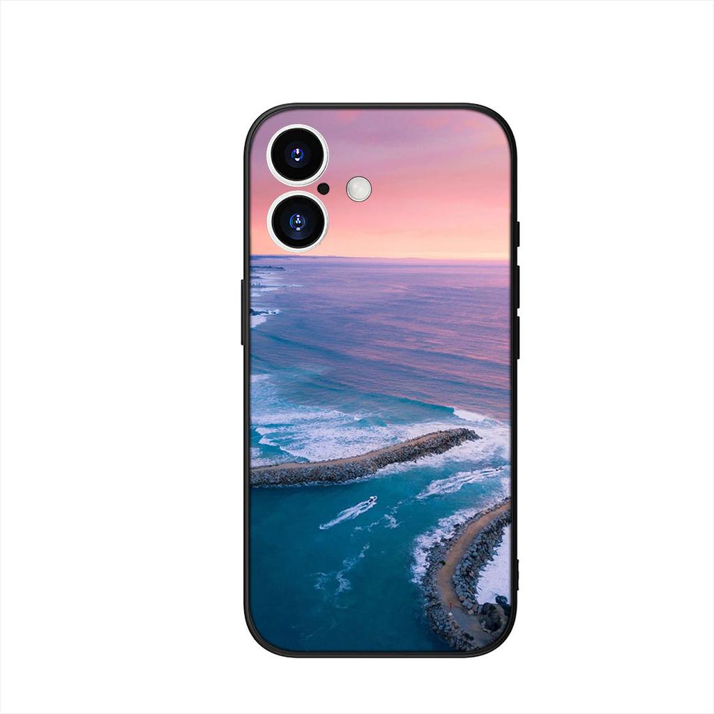 Дорожный чехол с рисунком "Горы, Море, Пляж" для Motorola Moto G04 G13 G14 g45 G22 G23 G20 G32 G34 G35 G64 G82 G84 G53 G60 G72 E14 E15 E13