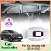 Car Sunshades for Kia Sorento UM Sport SWB L LX EX 2016~2020 Rear Windshield Visor Full Coverage Side Windows Curtain Accessorie