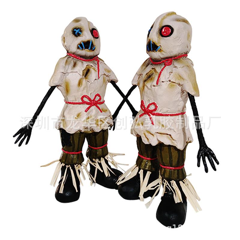Halloween scarecrow decorations and gifts Thrilling and terrifying escape room props and decorative items Christmas-themed decorative ornaments