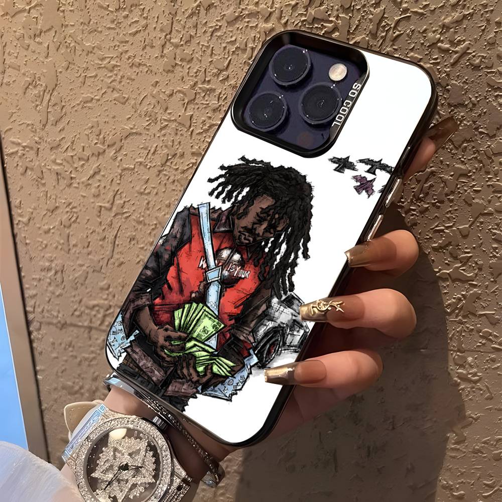 L-Lucki Rapper Gemini For iPhone 17,16,15,14,13,12,11,Mini,Pro,E,SE4,XS,MAX Black Shockproof Candy Matte Cover
