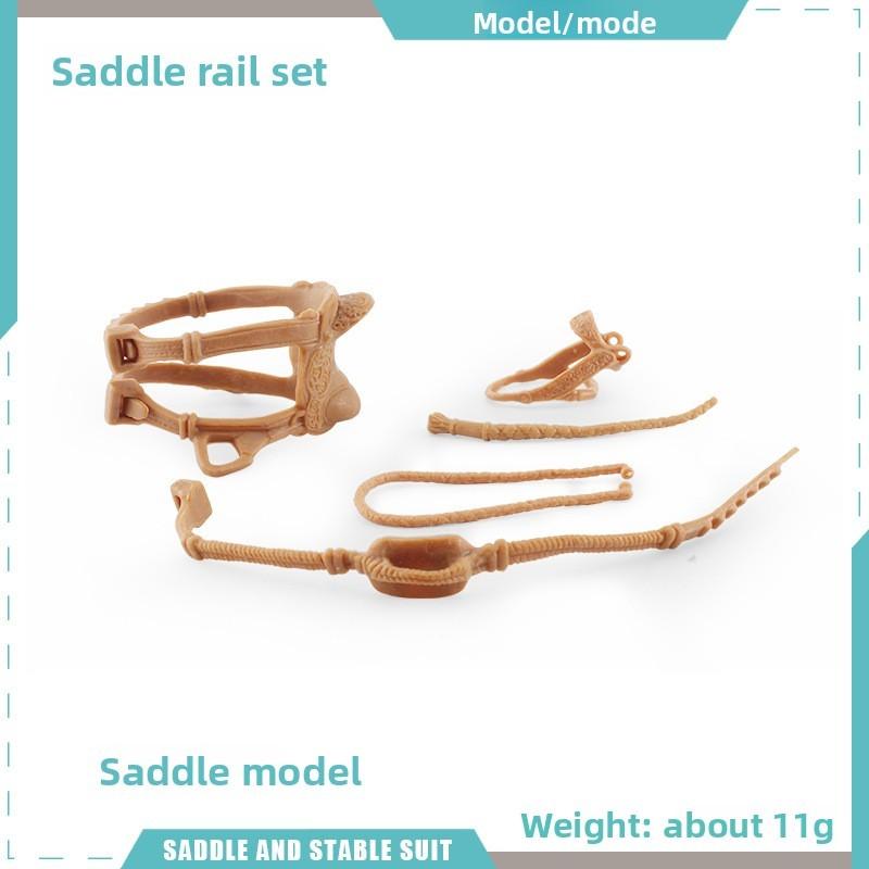 Simulation Farm Model Kit With Plastic Enclosures And Saddle For Model Builders And Collectors